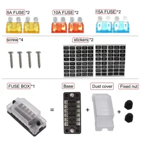 680904909212 TIYANG Circuits Fuse Blocks Volt Box Boat Marine #2