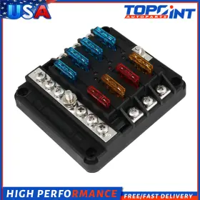 AP16708401L TOPOINT Fuse Block Box Led Indicator Boat Marine