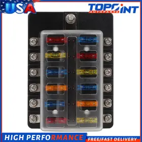 AP16710001L TOPOINT Auto Car Boat Blade Fuse Holder Box Block