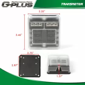 TRANS0721-826 MARINE Car Waterproof Fuse Box Block Holder Led #2