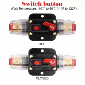 699995390250 TUIJODAIX Audio Inline Circuit Breaker Manual #2