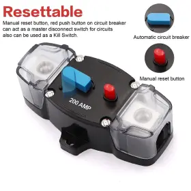 BTN0003 TUIJODAIX Volt Circuit Breaker Manual Gauge Trolling #3