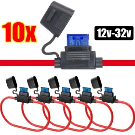 445039241230 TURBO-ROOFINDS Car Fuse Holder Waterproof Mini #2