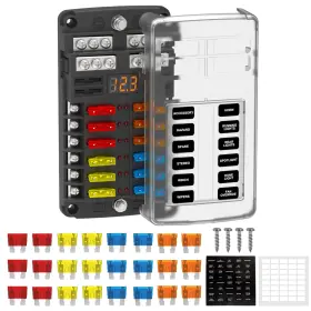 FB004 UCKASAYFY Fuse Block Box Atc Ato Panel Led Displ