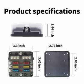 735275973376 UPEOR Fuse Block Marine Waterproof Boat Panel #2