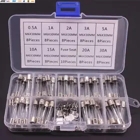 313050921905 USA-VIRALFINDS Car Blow Glass Fuses Tube Assorte #2