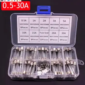 313050921905 USA-VIRALFINDS Car Blow Glass Fuses Tube Assorte