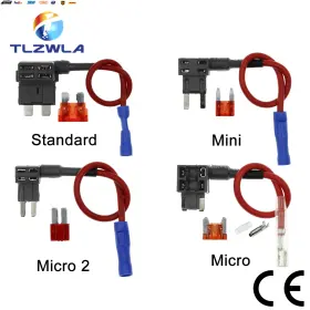 445001919938 USA-VIRALFINDS Mini Car Fuse Holder Circuit Tap #2