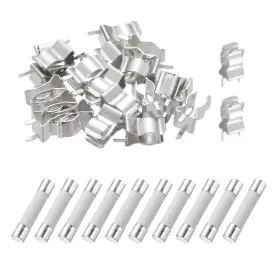 632702897178 UXCELL Slow Blow Ceramic Fuse Clips