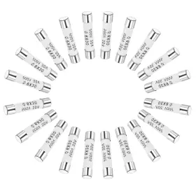 679134990046 UXCELL Ceramic Cartridge Fuses Blow Energy Lamp