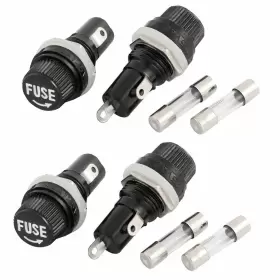 A15071500UX0372 UXCELL Screw Cap Panel Fuse Holder Socket