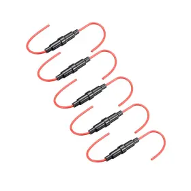 A19040700UX0426 UXCELL Inline Screw Fuse Holder Gauge Awg