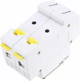 A19041000UX0309 UXCELL Din Rail Mount Fuse Holder Pole #3