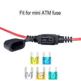 610895581258 VANTRONIK Waterproof Inline Fuse Holder Pack Awg #3