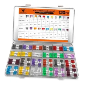 80PCS VEEVOLT Car Fuses Standard Mini Ce Kit