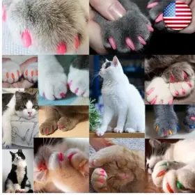 P-1404 VICTHY Cat Nail Caps Claw Covers #2
