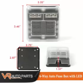 ZP-02FBB0001ABK VR AUTO PARTS Car Marine Boot Power Blade Box #2