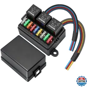 B0F47WR6DQ WEASCH Wired Fuse Relay Box Atc Ato Blade