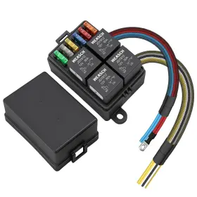FB64KA WEASCH Relay Box Prewired Panel Blade Fuses