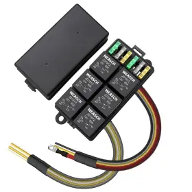 FB66KF WEASCH Relay Box Prewired Panel Fuses