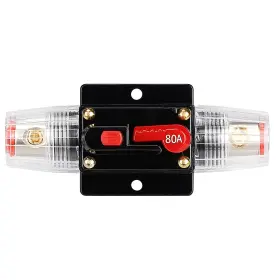 300A WEIER Fuse Holder Audio Circuit Breaker Auto Car Stereo