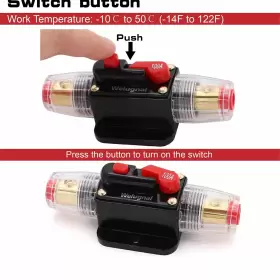 699980903557 WELUGNAL Audio Inline Circuit Breaker Fuse #3
