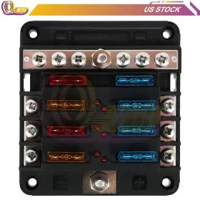 WH167084TM WHEE Blade Fuse Box Holder Block Led Indicator Car