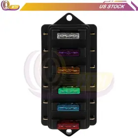 WH167085TM WHEE Fuse Box Block Holder Car Vehice Circuit Boat