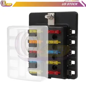 WH167108TM WHEE Atc Blade Fuse Holder Block Box Marine Car