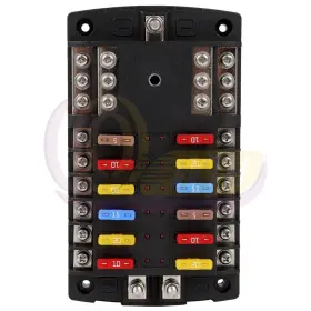 WH167112TM WHEE Atc Ato Blade Fuse Box Block Holder Led #3