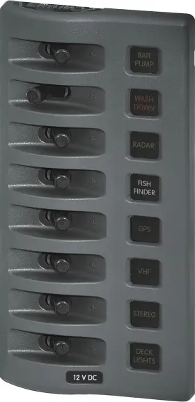 BSS4308 WINTRON ELETRONICS Sea Weather Deck Panel Gang Fuse