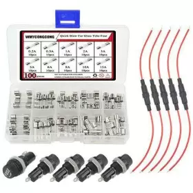 755082680175 WMYCONGCONG Fuse Holder Inline Screw Blow Glass