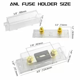 755082680403 WMYCONGCONG Fuse Holder Car Audio Video Amp Anl #2