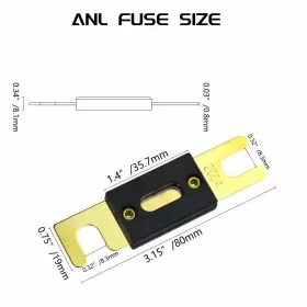 755082680403 WMYCONGCONG Fuse Holder Car Audio Video Amp Anl #3