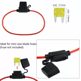 755082680526 WMYCONGCONG Gauge Blade Inline Fuse Holder Mini #2
