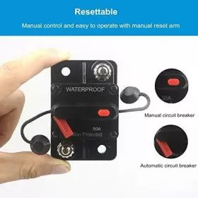 751433891023 WOHHOM Breaker Manual Waterproof Amp Circuit #3