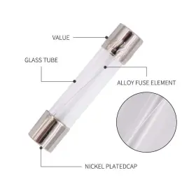 046432415128 WOWOONE Blow Glass Tube Fuse Kit #2
