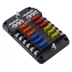 313109016088 WUPP Boat Marine Fuse Block Panel Led Warning