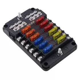 709175492237 WUPP Boat Marine Fuse Block Panel Led Warning