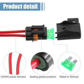 636939912192 X-AUTOHAUX Pack Car Fuse Tap Adapter Set Mini #3