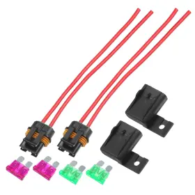 A23040800UX0473 X-AUTOHAUX Set Inline Fuse Holder Waterproof
