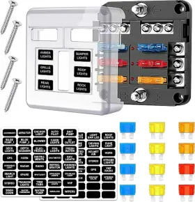 FB-001 YASDYRI Fuse Box Waterproof Holder Led Indicator
