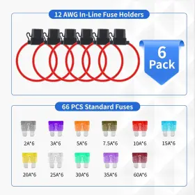 YN003 YNZDRWA Pack Inline Fuse Holder Awg Waterproof #2