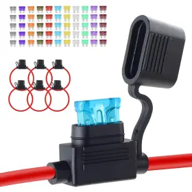 YN003 YNZDRWA Pack Inline Fuse Holder Awg Waterproof