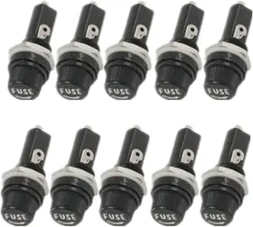B012CTCWES YUETON Pack Ac Electrical Panel Screw Cap Fuse Hol
