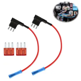 LXJ-3 YUEWEESER Pack Micro Fuse Tap Circuit Adapter Blade Kit