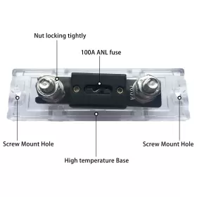 793481765987 ZBSJAKU Gauge Awg Anl Fuse Holders Pack Car Amp #3