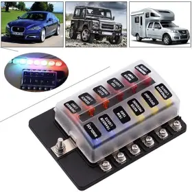 ZDL-KABUSIKIKAISYA1989USA LED Circuit Ato Atc Blade Fuse Box
