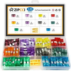 120KIT ZIPCCI Standard Car Fuse Kit
