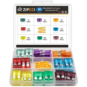 80STANDARD ZIPCCI Blade Fuse Rv Marine Kit